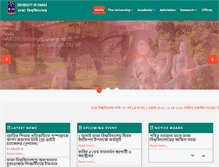 Tablet Screenshot of du.ac.bd