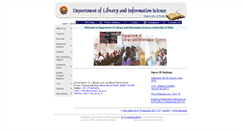 Desktop Screenshot of dlis.du.ac.in