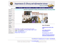 Tablet Screenshot of dlis.du.ac.in