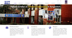 Desktop Screenshot of iit.du.ac.bd
