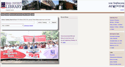 Desktop Screenshot of library.du.ac.bd