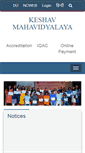 Mobile Screenshot of keshav.du.ac.in