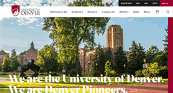 Desktop Screenshot of du.edu